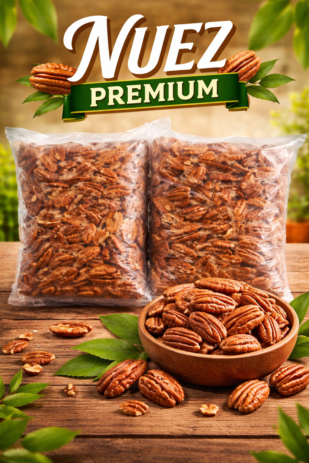 Nuez Western en Mitades Premium