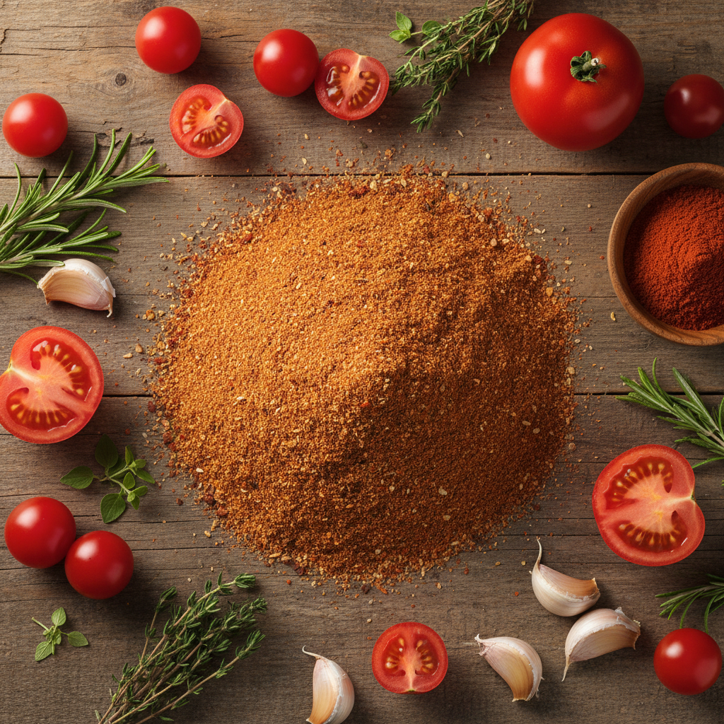 Ingredientes flat lay