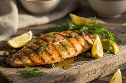 Filete de pescado a la plancha