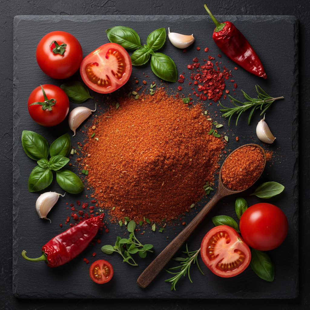 Flat lay ingredientes